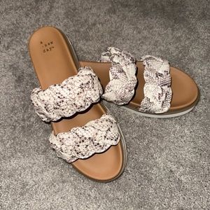 Snakeskin Sandals